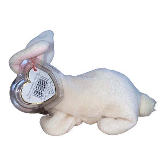 Ty Beanie Babies Nibbler Rabbit Bunny 1999 Plush Stuffed Animal Hang 5th Gen Tus - Picture 3 of 12